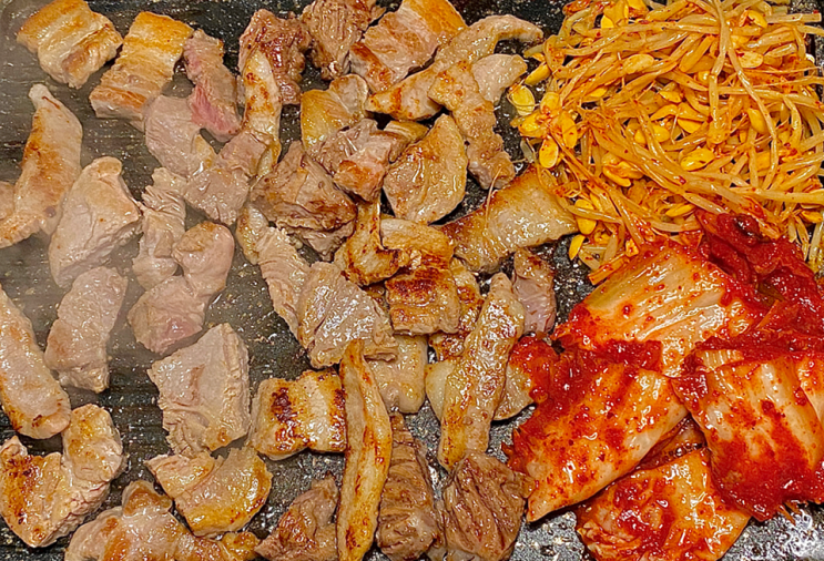  죽도시장근처맛집? 소고기, 돼지고기 가성비 맛집, 청춘연가 포항송도점