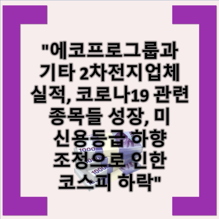 <b>KB국민은행</b>, 달러-원 환율, <b>코스피</b> 지수 하락, 삼성바이오로직스... 