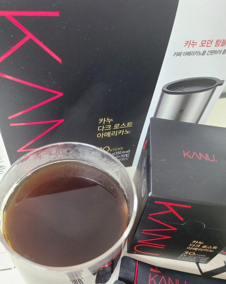 인스턴트 원두커피 카누 다크 로스트 아메리카노 : 마일드 미니 비교