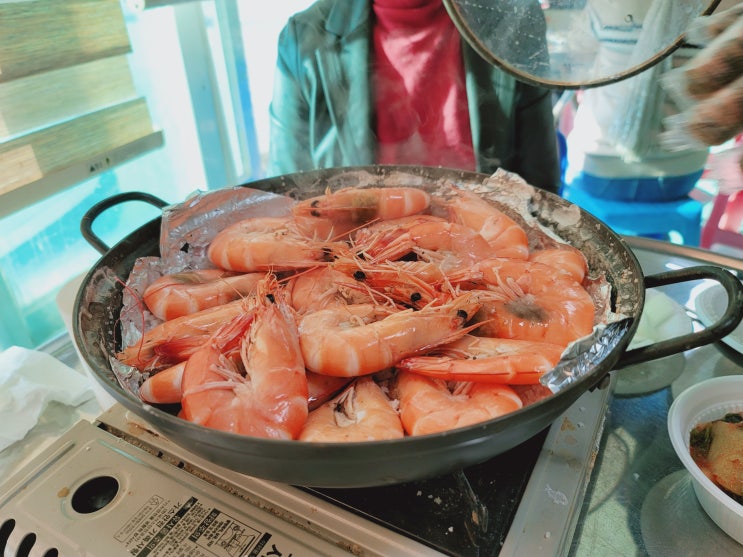  강화도 왕새우소금구이 박문양식장 주말외식