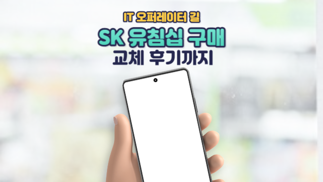 SK 유심칩 구매 및 교체 후기
