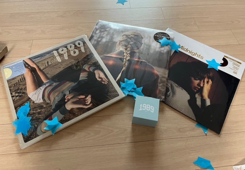 테일러 스위프트 굿즈, LP 직구 후기 (1989 LP, evermore deluxe LP, midnights LP)