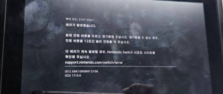  닌텐도스위치 방전 배터리교체 후기