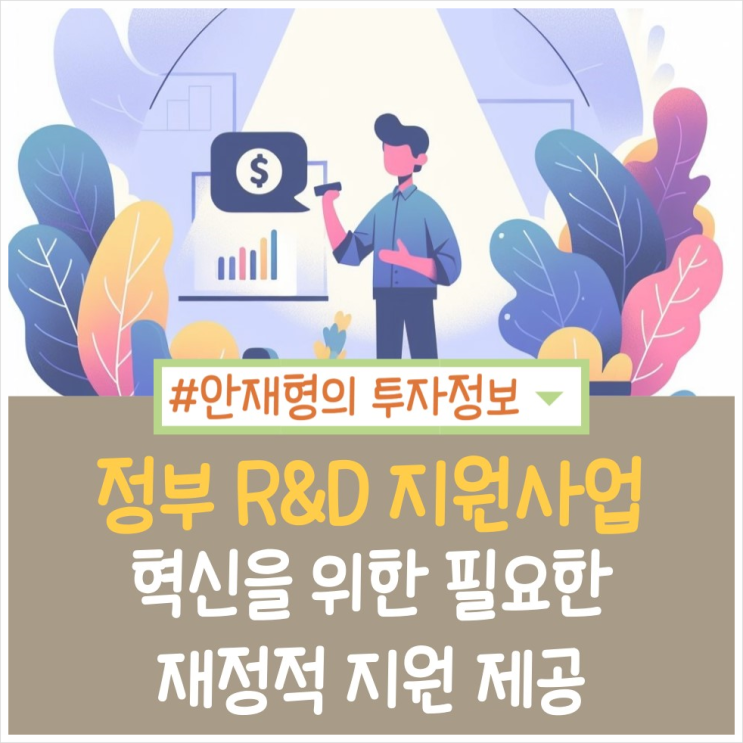  정부 R&D 지원사업: 혁신을 위한 필요한 재정적 지원 제공
