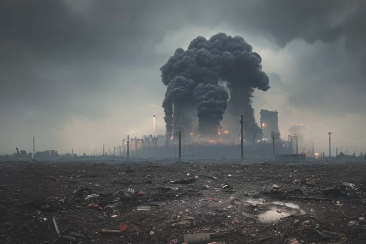 [Ai Greem] 환경 오염 013: 대기 오염 문제 무료 이미지 자료