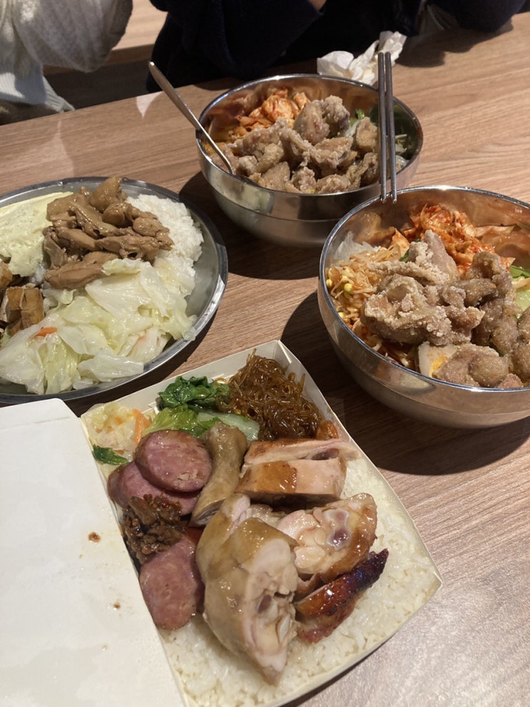  [화어문장학금] 대만일상 Day103, 국립 대만 사범대 언어중심 수업, 사범대 단체 수업(大班課)일정, 대만 한식당 New Momo 김밥, 대만 과기대 학생식당, 冰火 과일맥주
