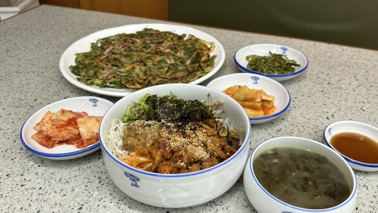  양산 북정 맛집 풍미당국시, 신기동 근처 제육 보리 비빔밥 후기