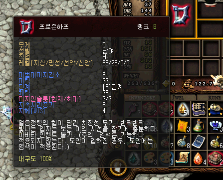  아스가르드 프로즌하프 착용해보았어요