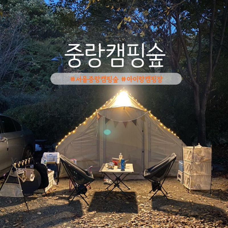 중랑캠핑숲 서울캠핑장 아이랑 7-3 명당 매점 놀이터 패밀리바베큐장 글램핑 가볼만한곳 네....