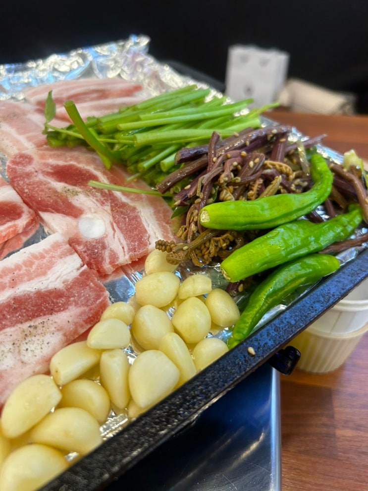  광명사거리맛집 삼겹살 역북집 | 질좋은 고기와 맛갈난 반찬을 원한다면
