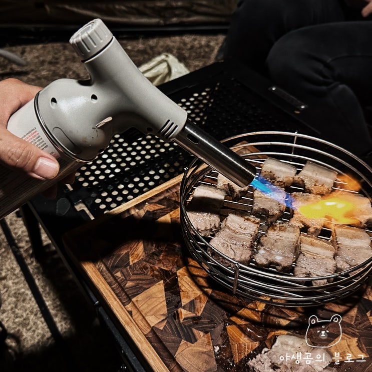  캠핑토치 목적에 맞게 요리용과 장작용 롱토치 구분해서 쓰자