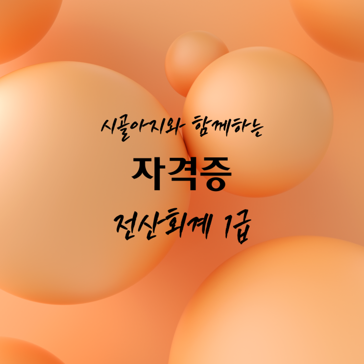  [자격증] 비전공자/직장인 전산회계1급 합격후기 (정리본 PDF 공유)