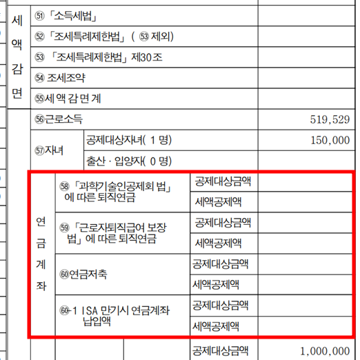 연금저축펀드 세액공제 한도, 퇴직연금, IRP 연말정산(2023년 귀속)