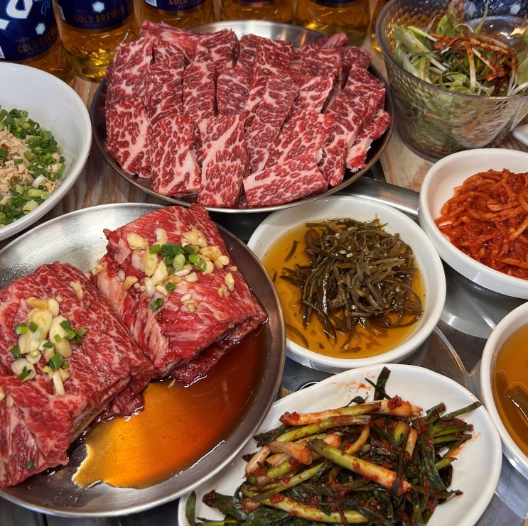  두정역맛집 소갈비살로 단체회식 야무지게 즐긴 천안고깃집 연우갈비