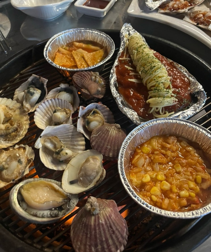  건대 조개구이 맛집추천:겨울 메뉴추천! 파스타 2종과 즐기는 조개구이 “해달집”