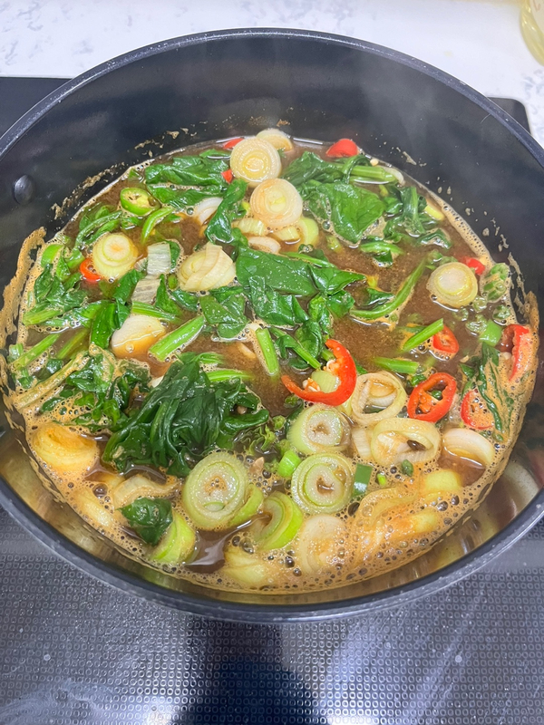 [간단레시피] 제철 시금치의 맛!! 시금치 된장국!