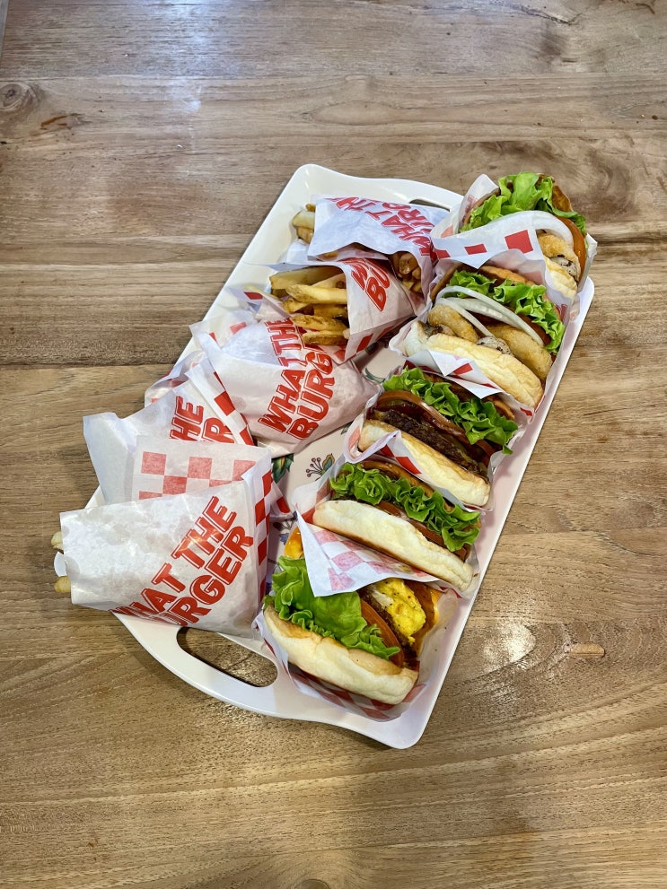 맛있는 한끼로 행복을 전하는 수제버거 왓더버거 아산점 / 천안식후감