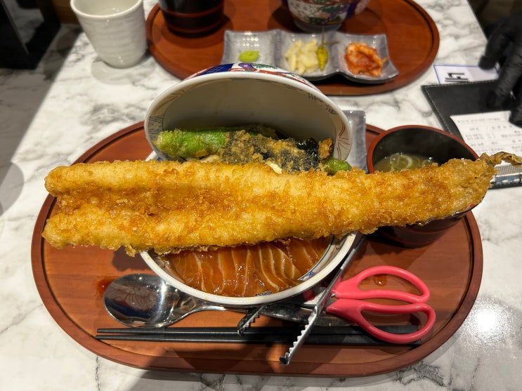 마츠노하나 : 튀김은 느끼하지않고, 생선은 비리지않은 텐동 판교현대백화점