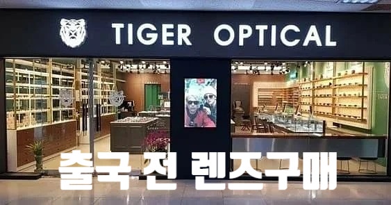  [캐나다 출국 3주전] 콘텍트 렌즈 구입하기 (타이거안경 에서)
