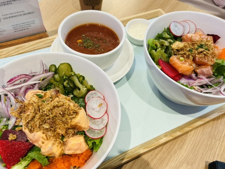  건대 포케 맛집 / 제대로 된 연어 포케 맛볼 수 있는 훅트포케 건대롯데시네마점