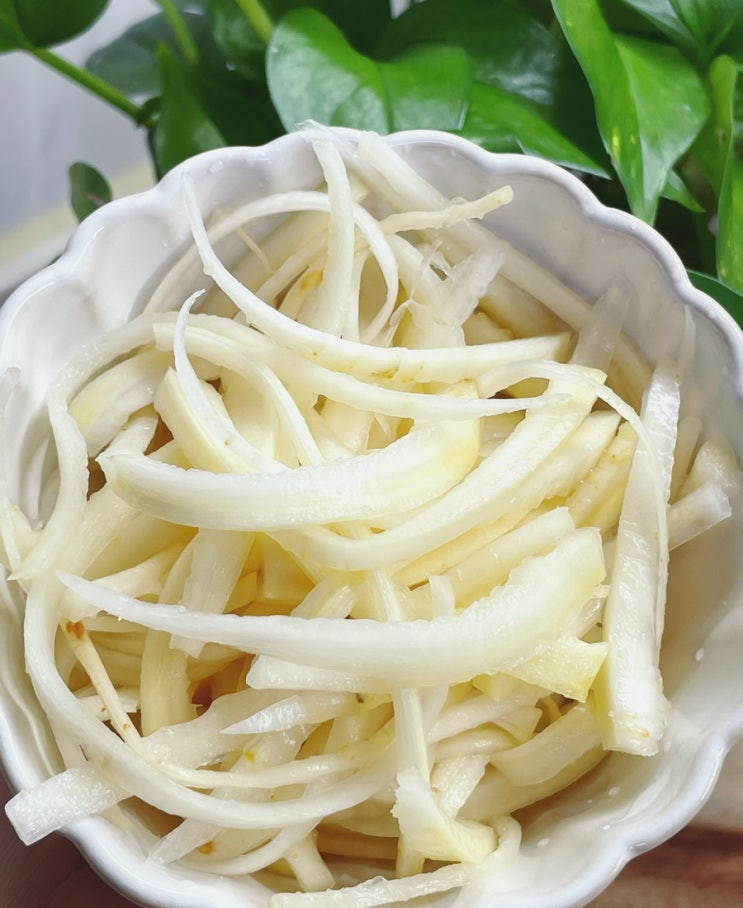  도라지쓴맛제거 손질법 도라지 쓴맛빼기 생도라지요리 전 손질하는법