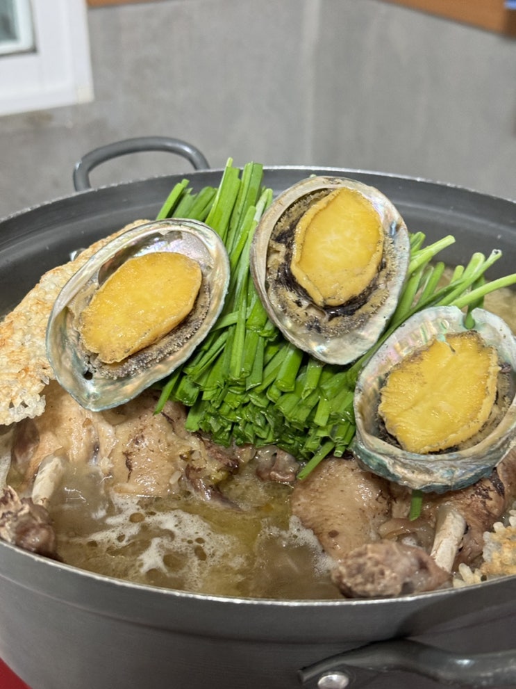  남한산성 애견동반식당 석촌 전복 누룽지 오리 백숙 맛집