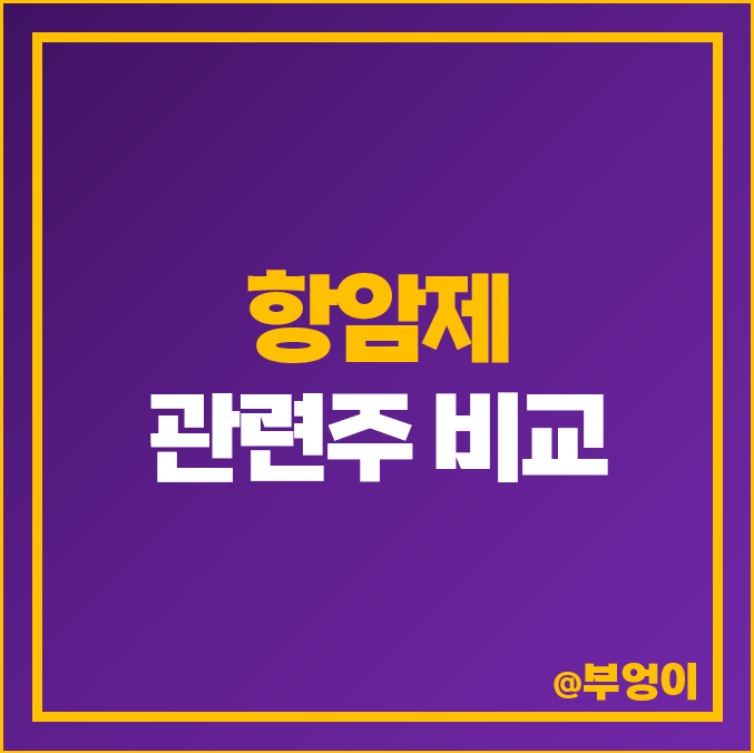 항암제 관련주 헬릭스미스 티움바이오 제넥신 파멥신 주가 항암제 관련주 헬릭스미스 티움바이오 제넥신 파멥신 주가