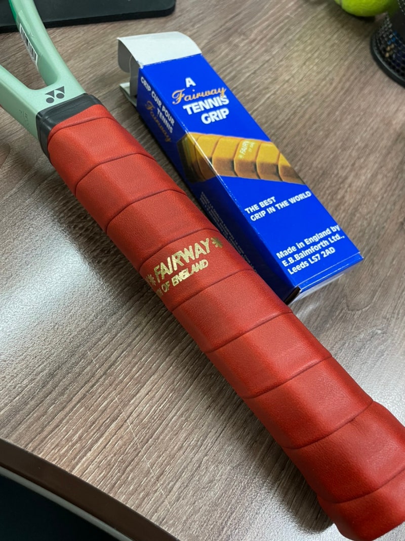 테니스 원그립 교체/ 페어웨이 가죽 그립 : 네이버 블로그