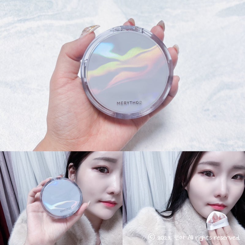 촉촉한 글로우쿠션 겨울철 딱! 메리쏘드 워터광채쿠션