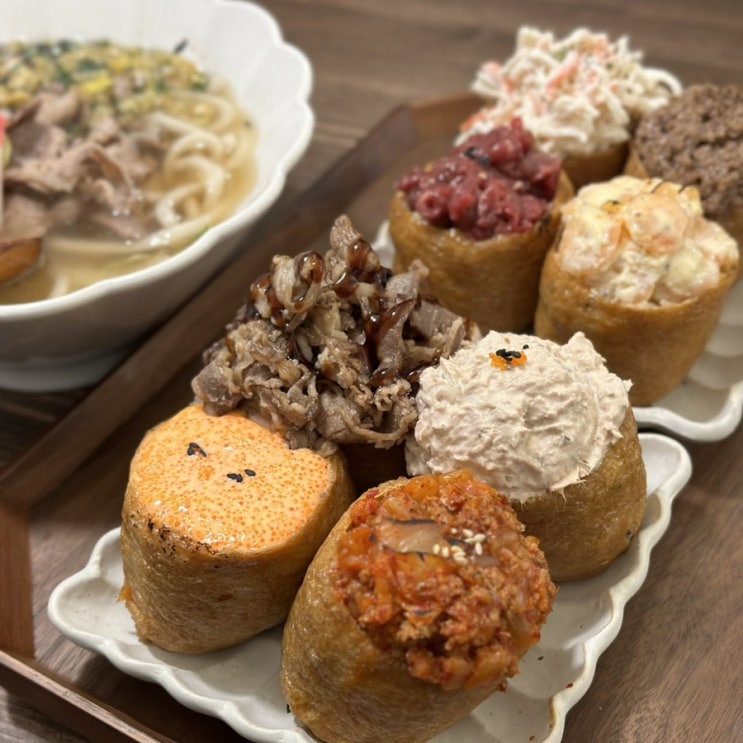  송도 학원가 맛집 봄날의유부 대왕 유부초밥으로 한끼식사