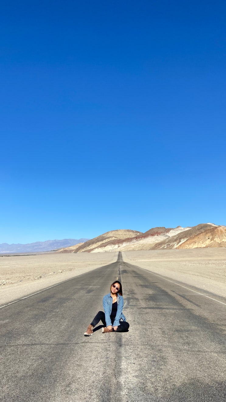  [샌프란↔데스밸리] 미서부 로드트립 Day3-⑤ 사막도로샷 꿀팁 + Golden Canyon + Furnace Creek Visitor Center