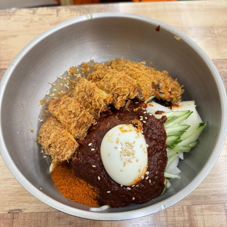  청주 가경동 맛집 짱이네 돈까스 냉면 한번에 즐기기!