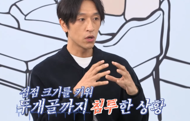 컬투쇼 코요테 빽가 <b>뇌종양 투병 악플</b> 엄마
