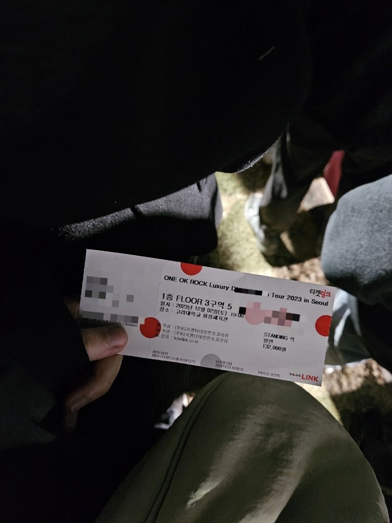 콘서트] ONE OK ROCK 원오크락 2023 Luxury Disease 라이브 인 서울 내한 공연 후기 셋리스트, 화정체육관 겨울  스탠딩 : 네이버 블로그