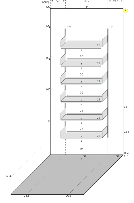  Vitsoe 비초에 606 시스템 선반 구매.