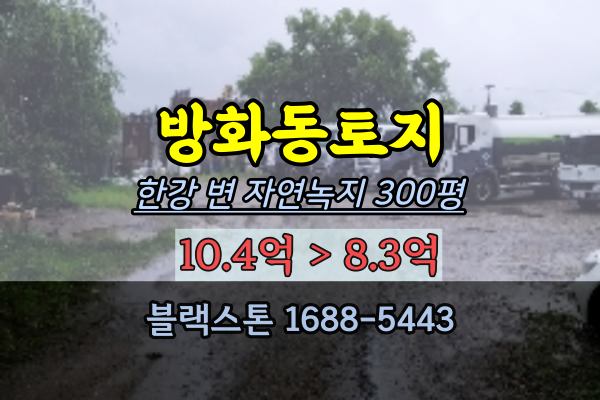 서울토지 경매 강서구 방화동 한강변토지 300평 화물주차장