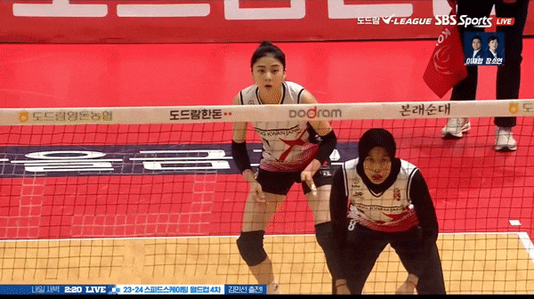 흔들렸지만, <b>염혜선</b> 세터가... 이어나간 <b>정관장</b> 레드스파크스