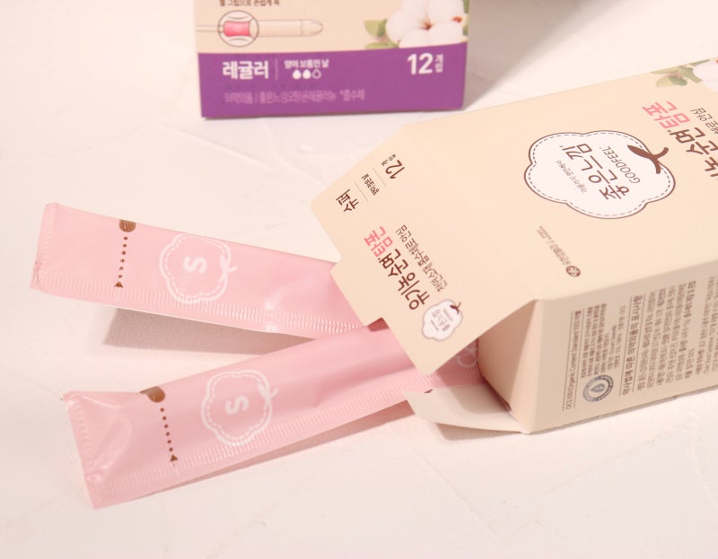 좋은느낌 유기농 순면 탐폰 사용법 솔직 후기