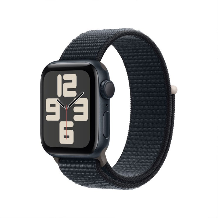  애플워치SE 2세대 40mm GPS 미드나이트 알루미늄 케이스, 미드나이트 스포츠 루프 MRE03KH/A