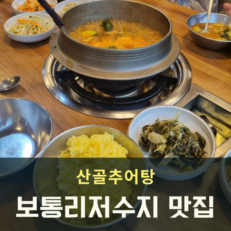  화성 보통리저수지 맛집 갈매운탕 맛에 빠진 산골추어탕