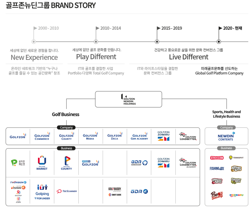 기업조사 - 골프존뉴딘홀딩스