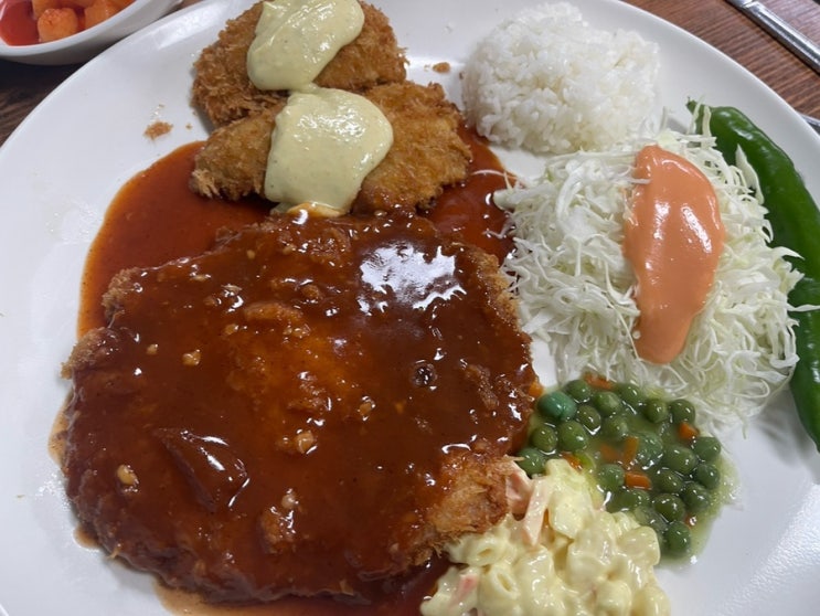  서울 경양식 돈까스 맛집 옛날 기사 식당 용산 단박왕돈까스