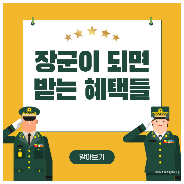  직업 군인 최고의 자리 4성 장군 진급 혜택 10가지(월급과 연금)에 대해 알아보기!