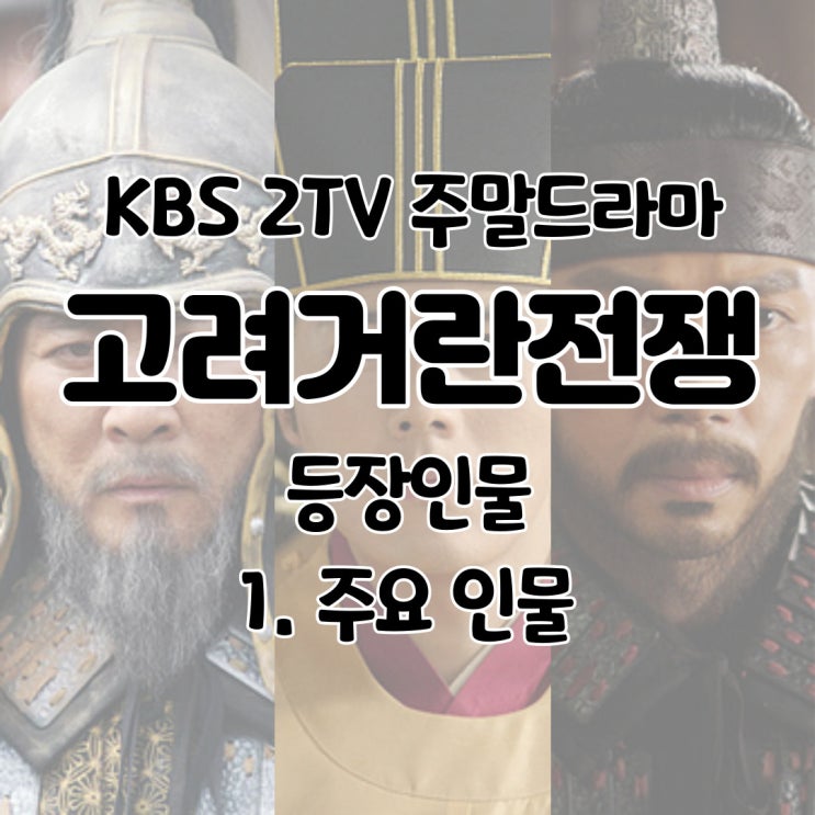  고려 거란 전쟁 등장인물 현종(왕순) 강감찬 양규 - 1.주요인물