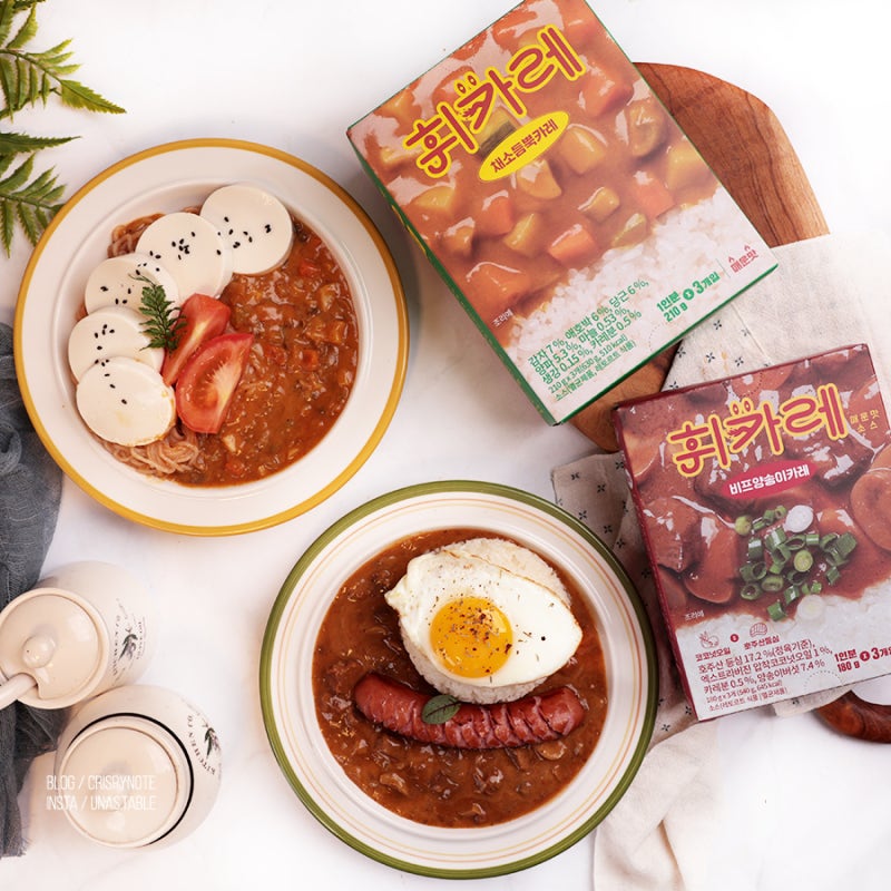 휘카레 종류, 조리방법, 맛 리뷰