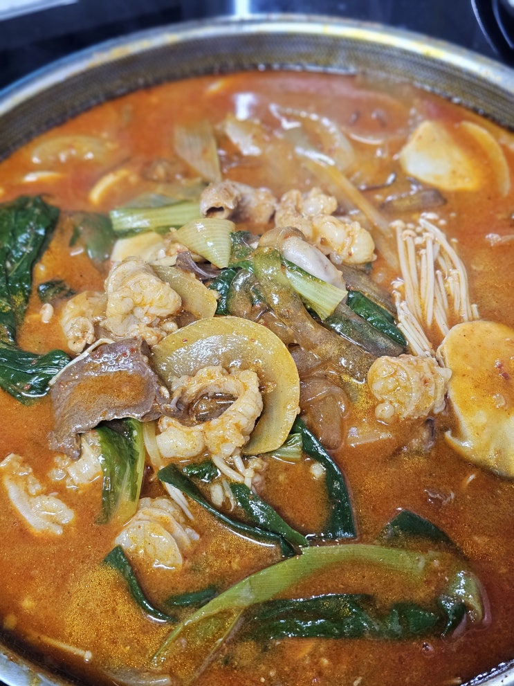  맛있는 대창전골 밀키트로 집들이 하기