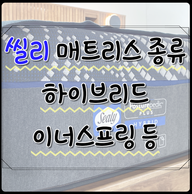  씰리 매트리스 종류 다양한 곳
