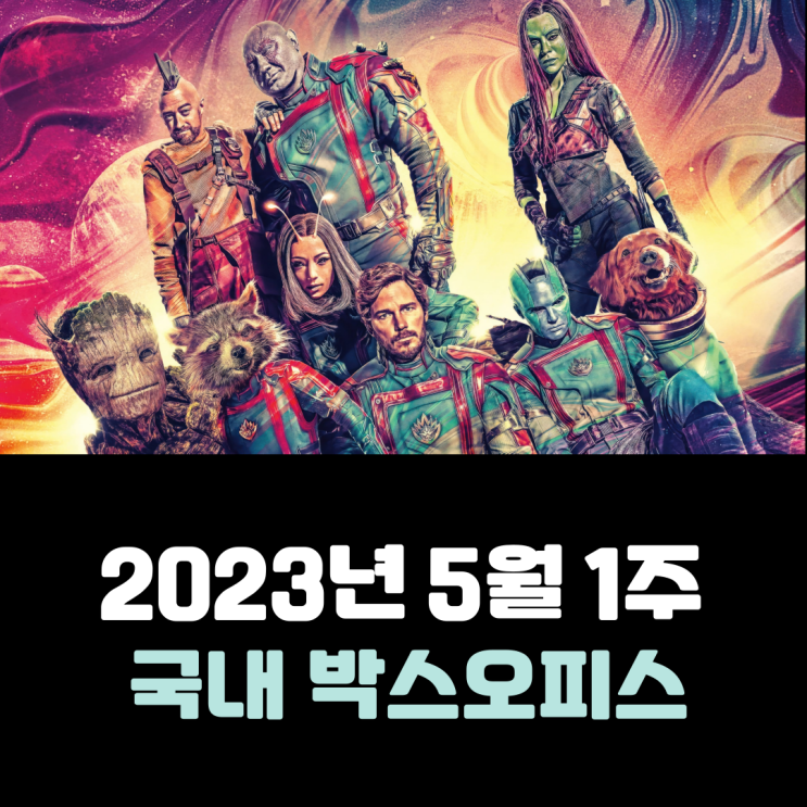  [2023년 5월 1주] 어린이날 연휴 최강자는 크리스 프랫!