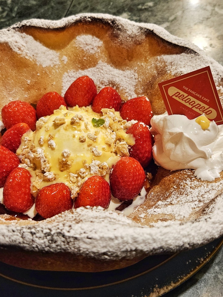 부산 광안리 시즌메뉴 딸기 팬케이크 브런치맛집 페로어페로 광안리점