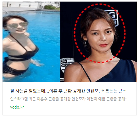 [뉴스] "잘 사는줄 알았는데"...이혼 후 근황 공개한 안현모, 소름돋는 근황에 다들 충격받았다